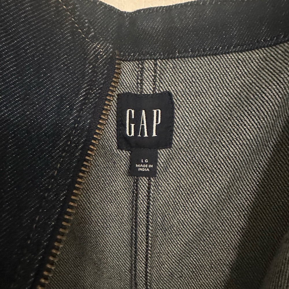 NWT GAP Women's Dark Blue Denim Dress - Picture 6 of 8